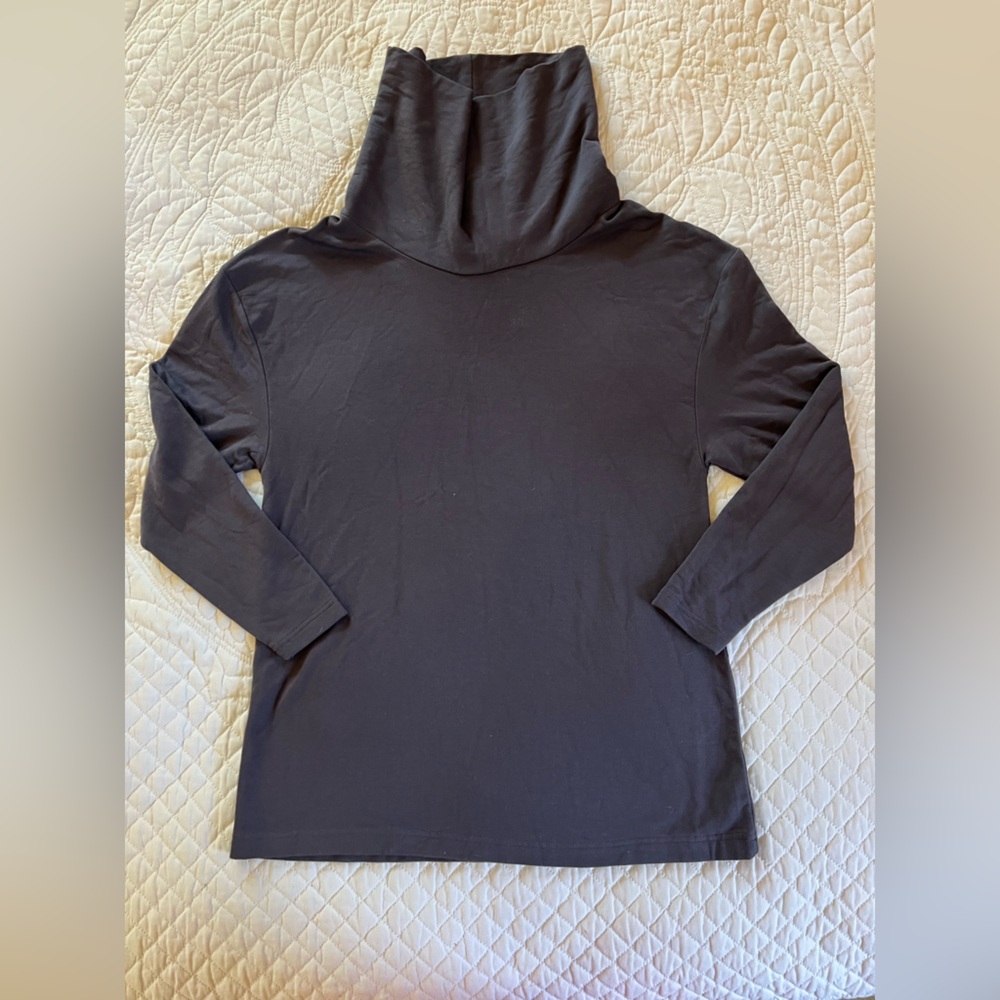 Matilda Jane Charcoal cowl Neck Long Sleeve Top NWT